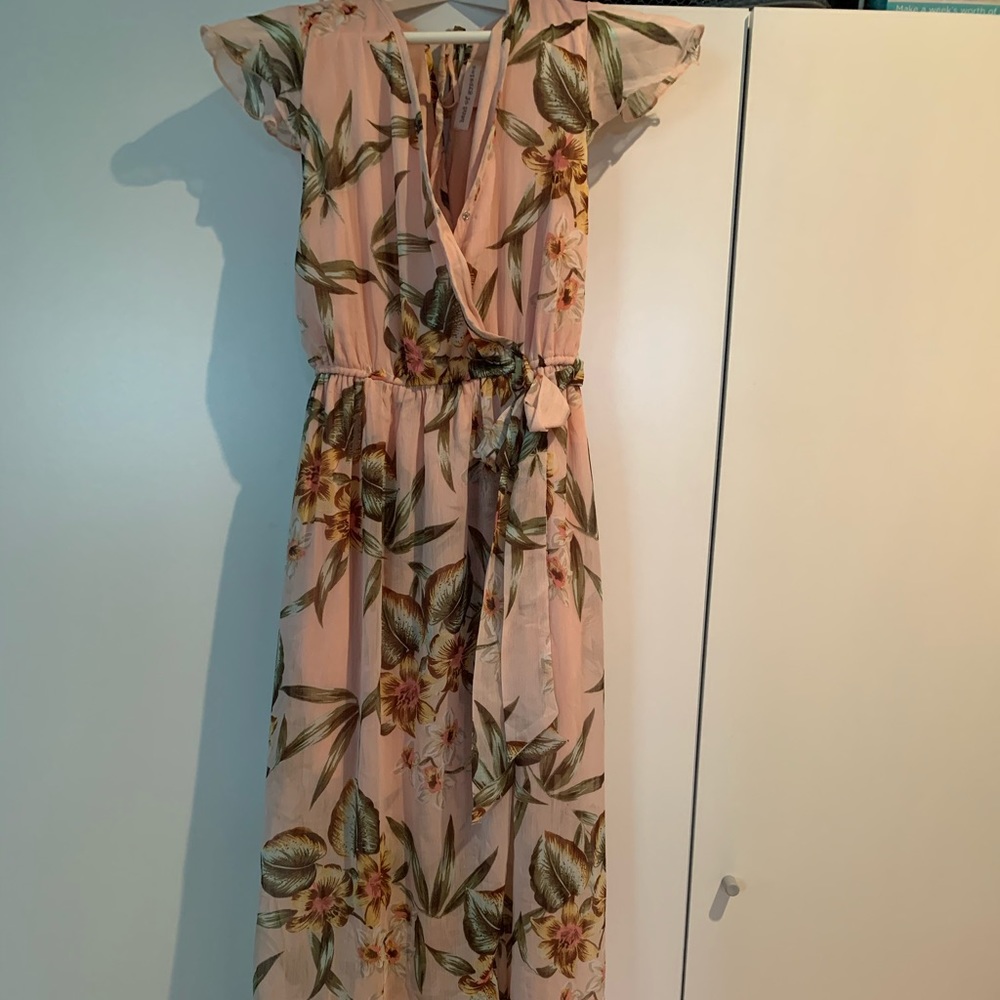 Long flower dress